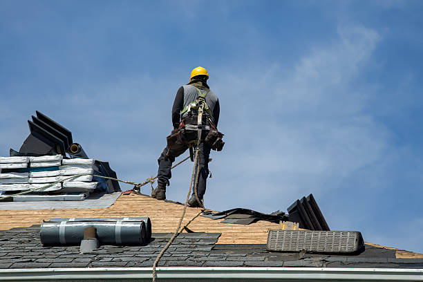 Professional Metal Roofing technician working in Stonington, CT